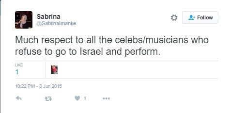 Sabrina Imanke, Twitter - 3 Jun 2015