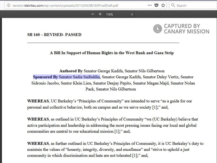 Sadia Saifuddin, senator.kleinlieu.com - Aug 28, 2018