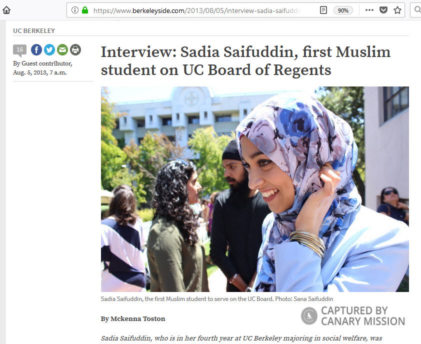 Sadia Saifuddin, berkleyside.com - Aug 5, 2013