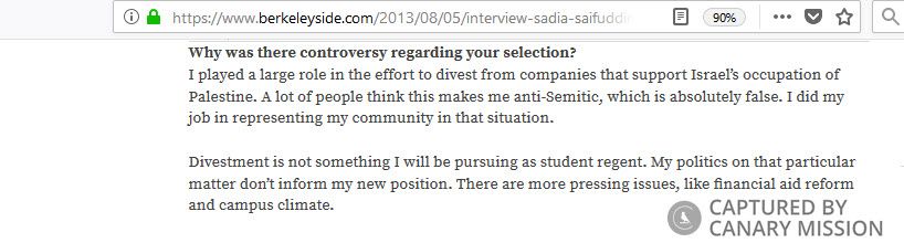 Sadia Saifuddin, berkleyside.com - Aug 5, 2013
