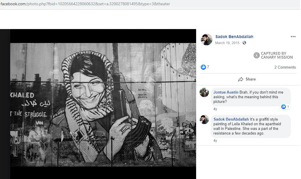 Sadok Benabdallah, Facebook - Mar 19, 2001