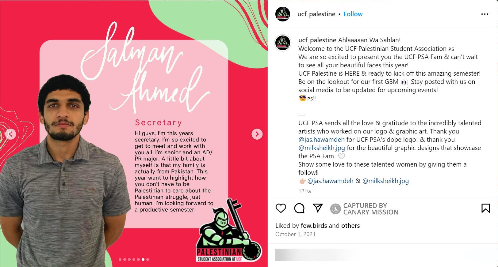 Salman Ahmed, Instagram - Oct 1, 2021