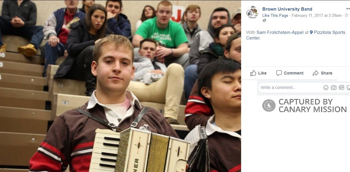 Sam Frolichstein-Appel, Facebook - Feb 11, 2017