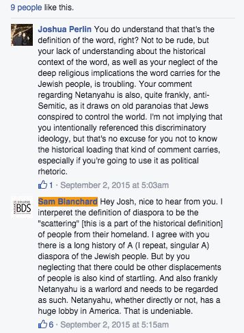 Sam Blanchard, Facebook - 2 Sep 2015