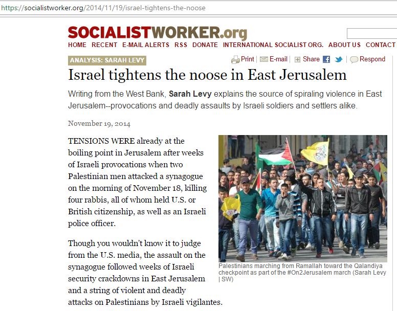 Sarah Levy, socialistworker.org - Nov 19, 2014