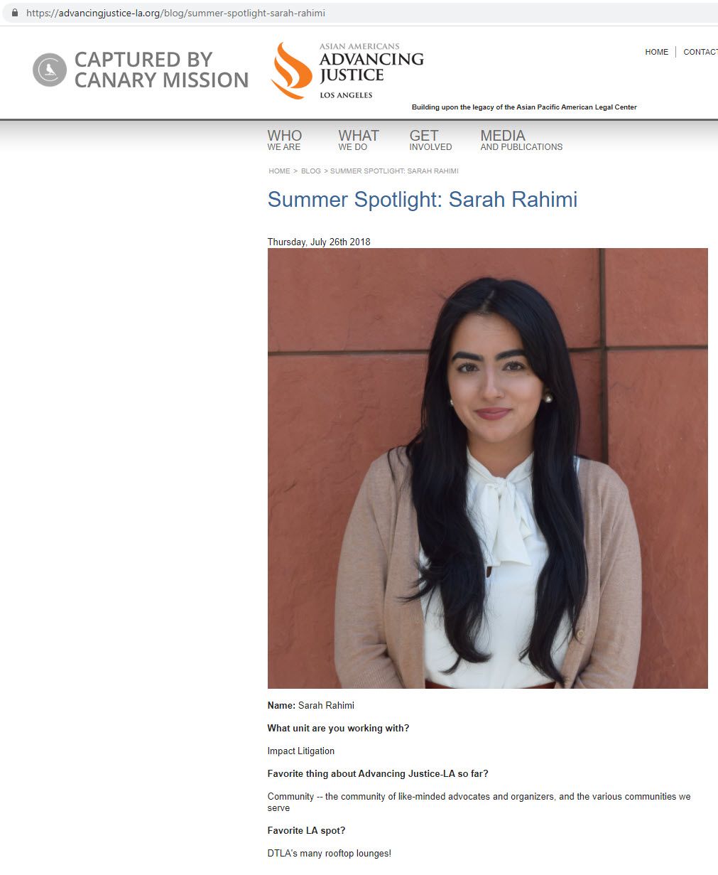 Sarah Rahimi, advancingjustice-la.org - Jul 26, 2018