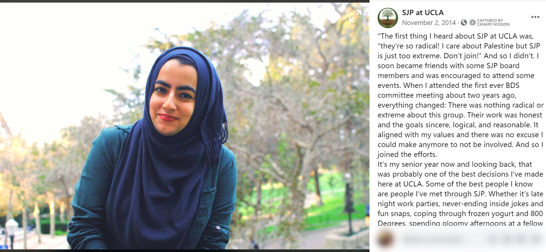 Sarah Rahimi, Facebook - Nov 2, 2014