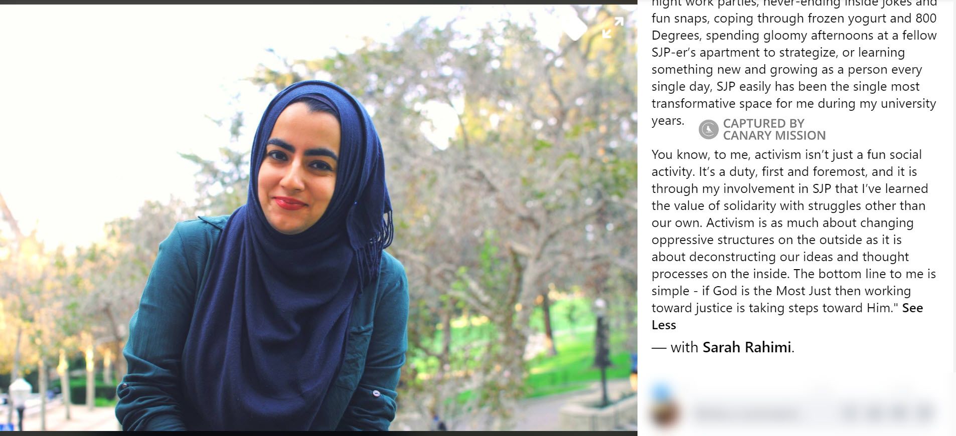 Sarah Rahimi, Facebook - Nov 2, 2014