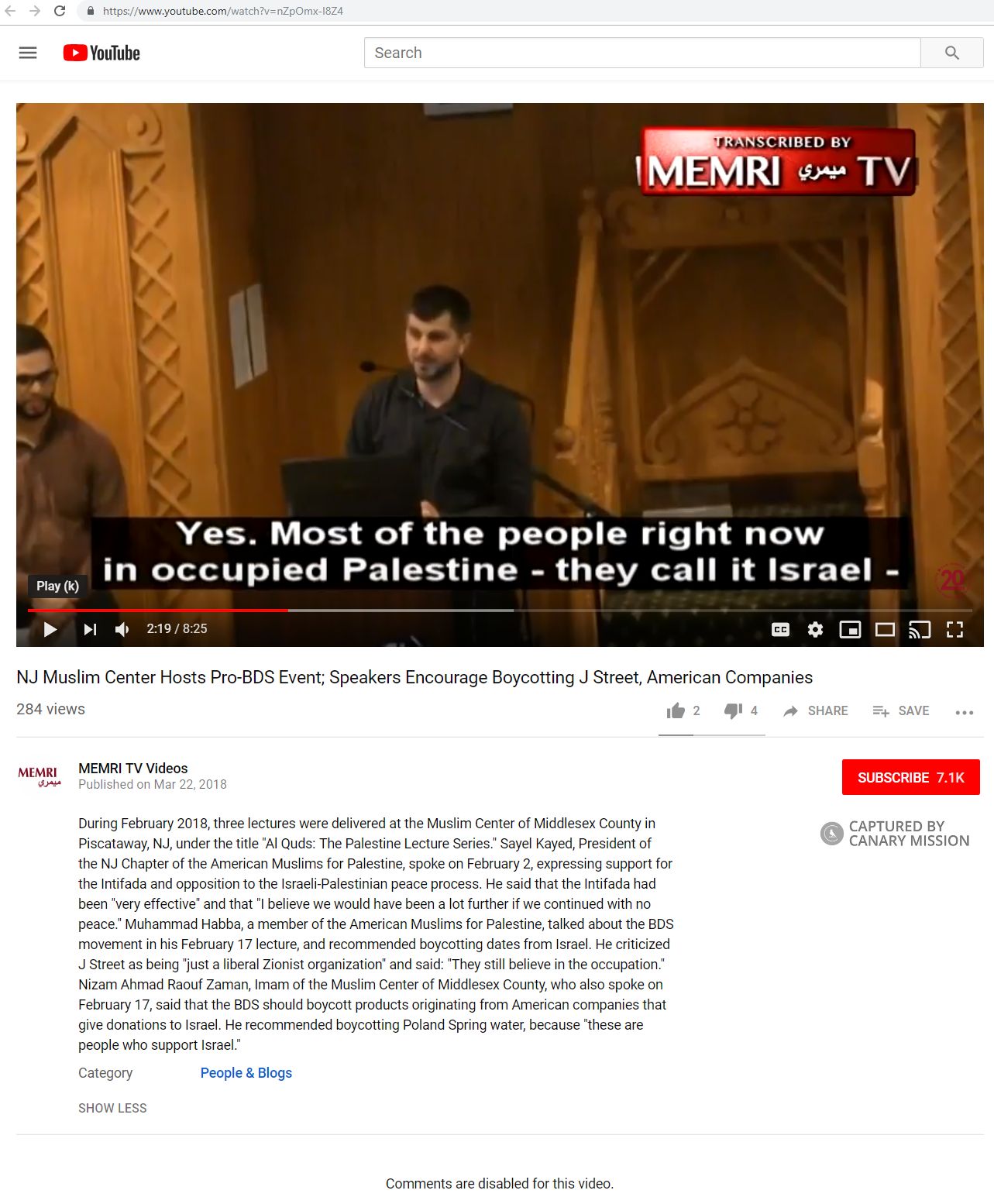 Sayel Kayed, Youtube - Mar 22, 2018