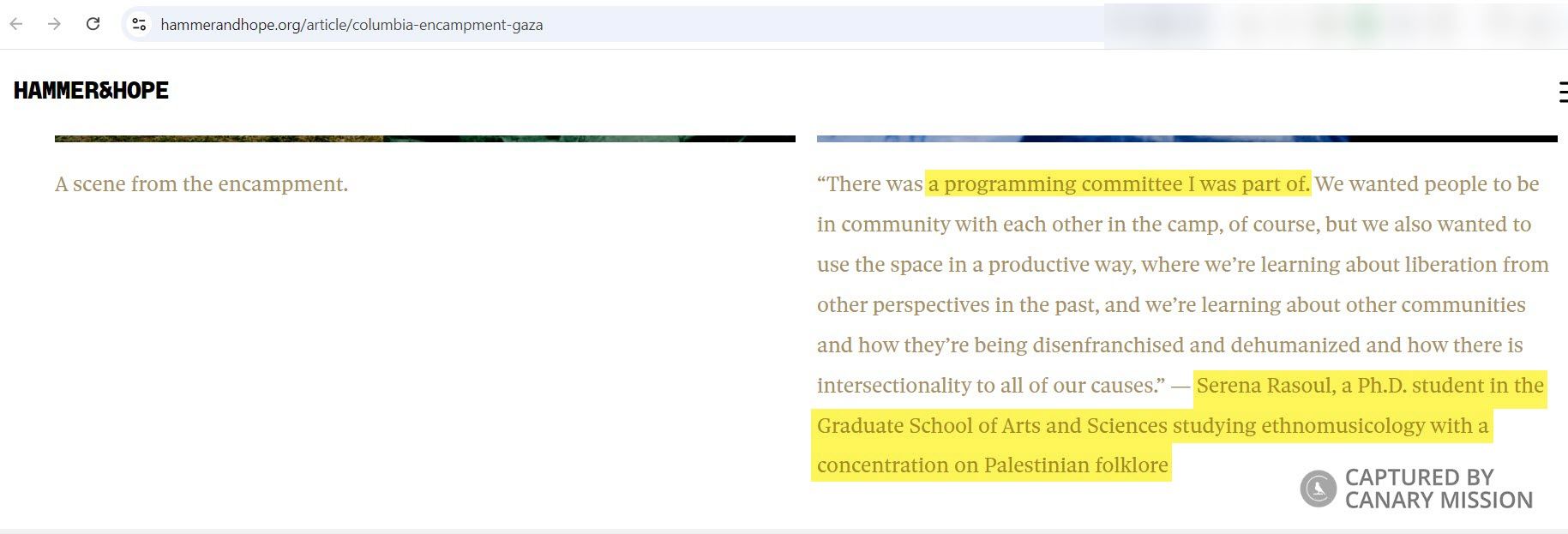 Serena Rasoul, hammerandhope.org - Jun 30, 2024