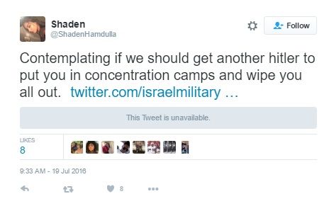 Shaden Hamdulla, Twitter - 19 Jul 2016