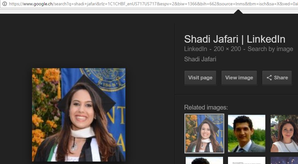 Shadi Jafari, LinkedIn - 6 Nov 2016