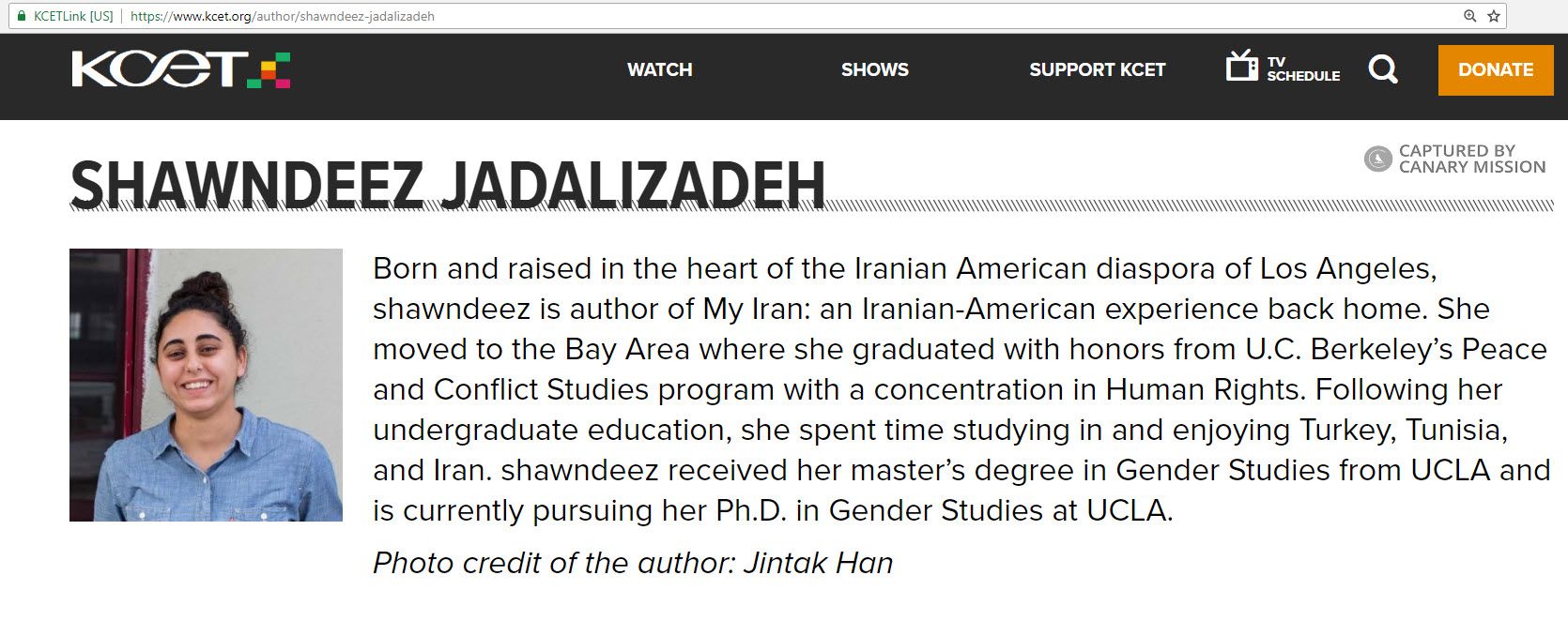 Shawndeez Davari Jadalizadeh, kcet.org - Sep 2, 2018