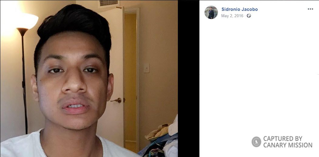 Sidronio Jacobo, Facebook - May 2, 2016