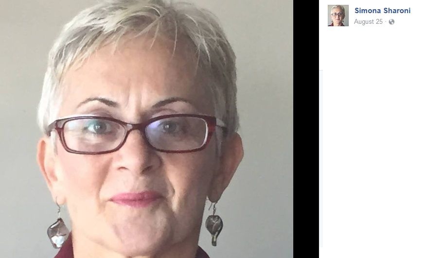 Simona Sharoni, Facebook - 25 Aug 2016
