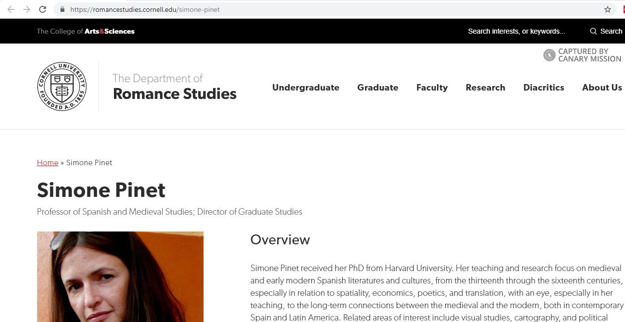 Simone Pinet, romancestudies.cornell.edu - Jan 28, 2020