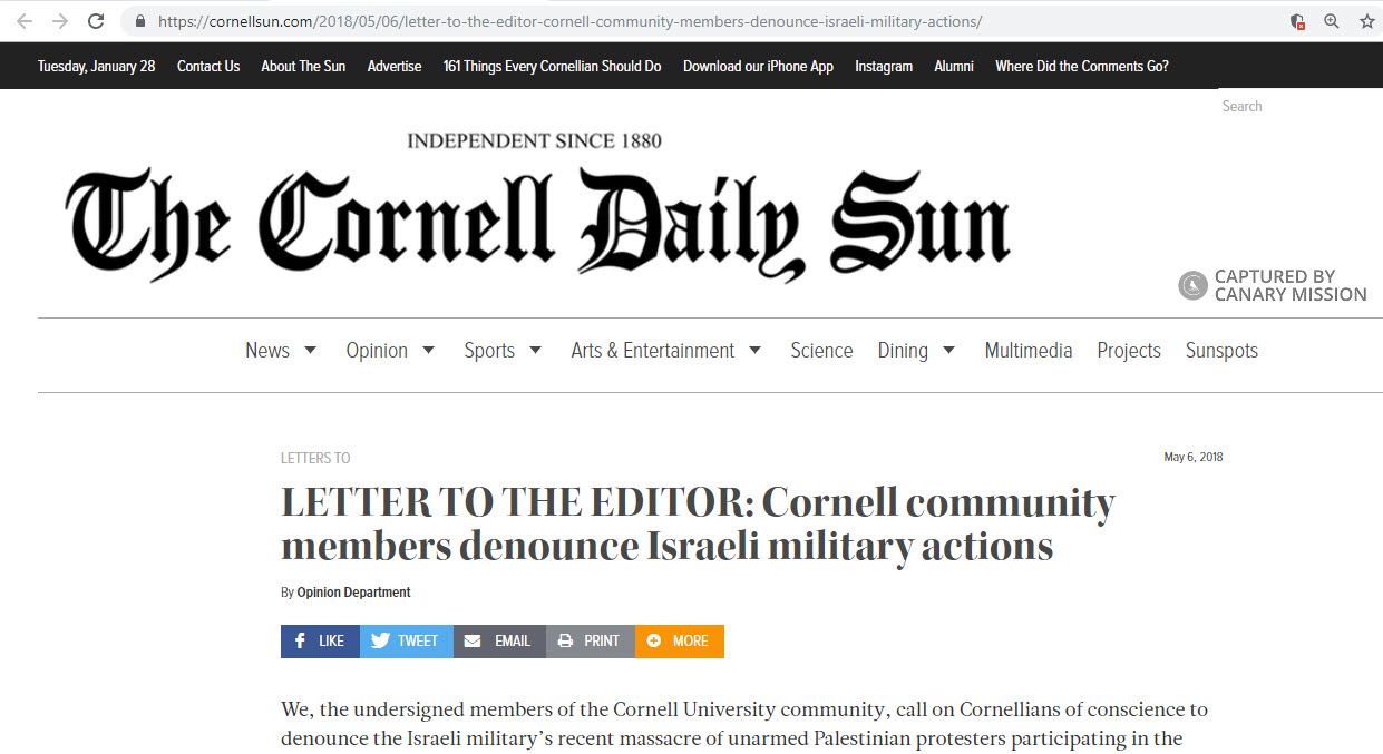 Simone Pinet, cornellsun.com - May 6, 2018