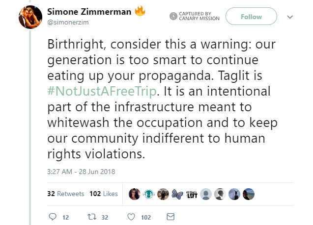 Simone Zimmerman Twitter Jul 28 2018
