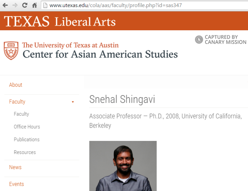 Snehal Shingavi, utexas.edu - Sep 1, 2015