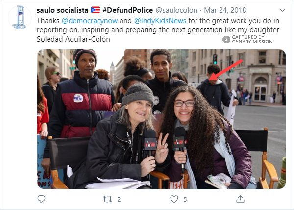 Soledad Aguilar-Colon, Twitter - Mar 24, 2018
