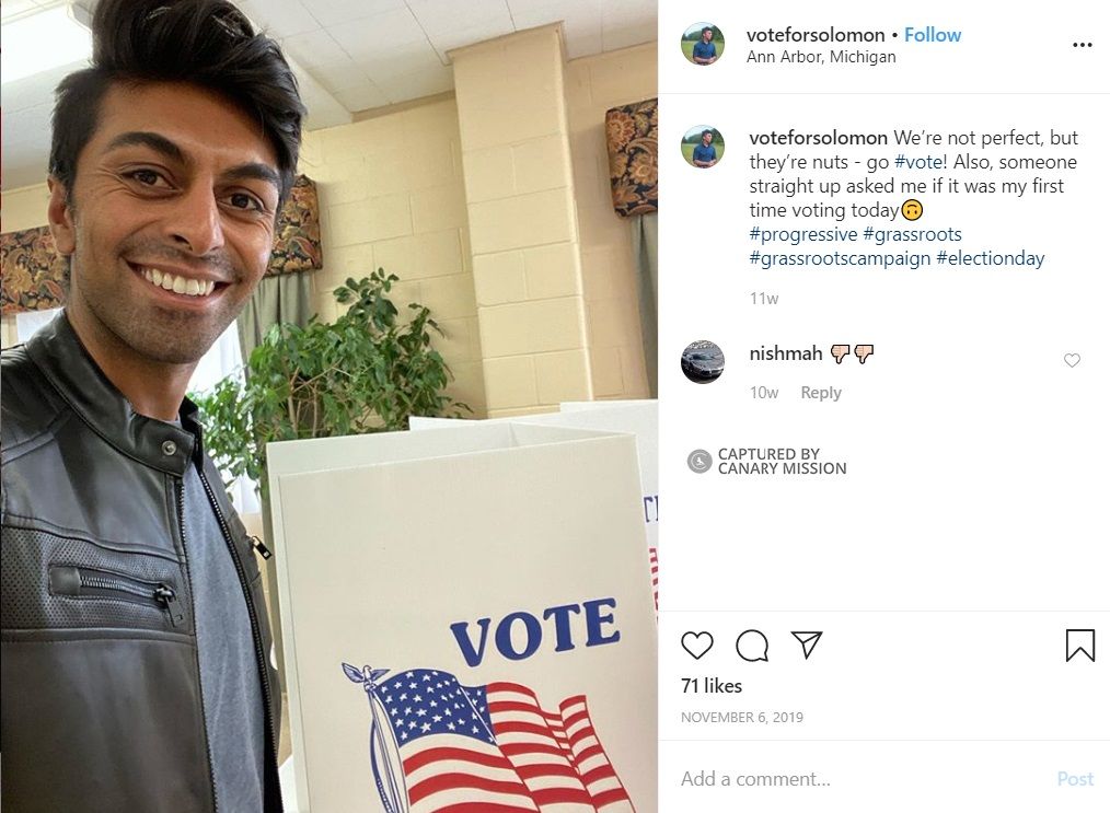 Solomon Rajput, Instagram - Nov 6, 2019