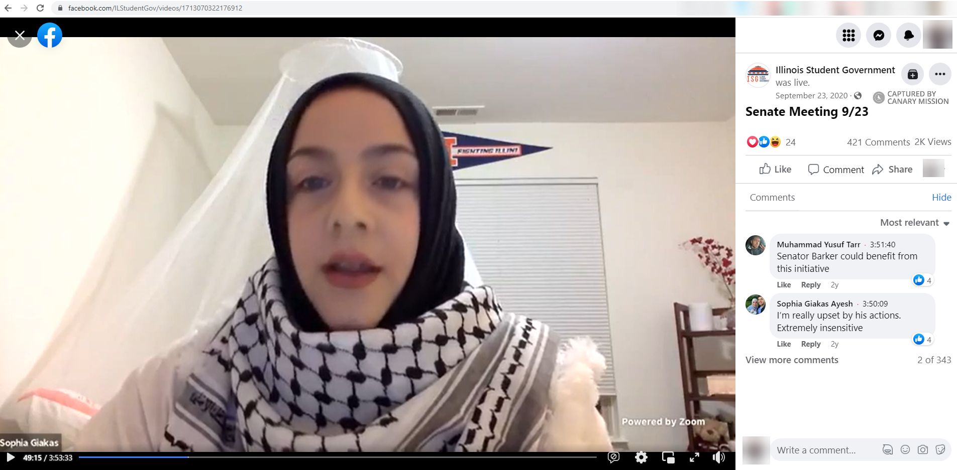 Sophia Giakas Ayesh, Facebook - Sep 23, 2020