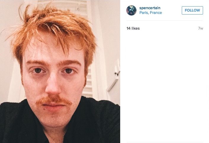 Spencer Davis, Instagram - 05 Jan 2016