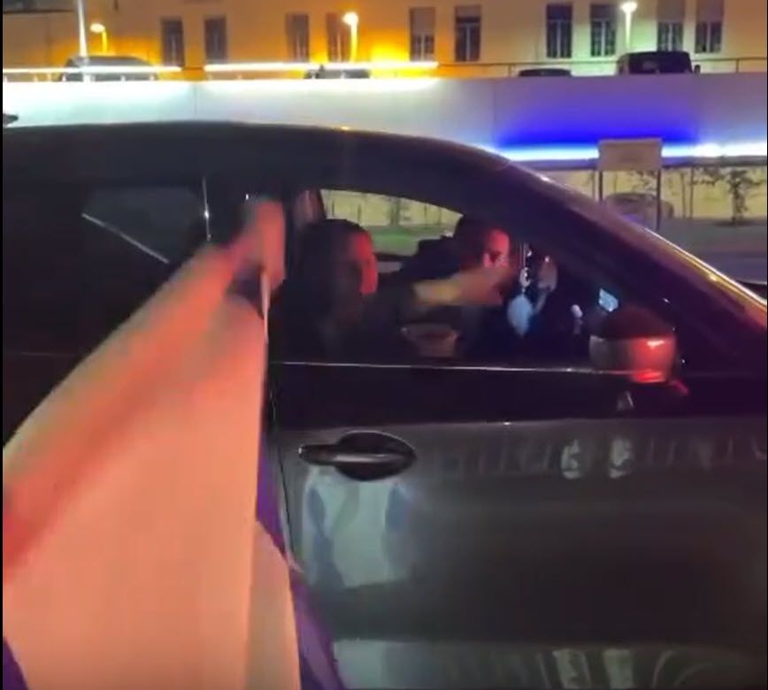 Stefany Ferrer Van Ginkel, West Virginia University WVU, performed a Nazi salute at protesters 