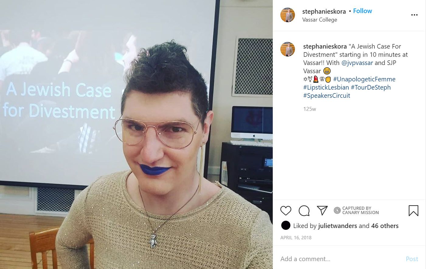 Stephanie Skora, Instagram - Apr 16, 2018