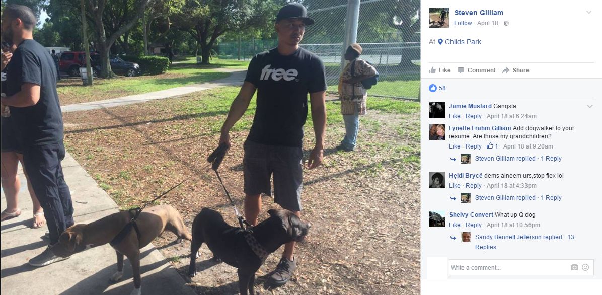 Steven Gilliam, Facebook - 18 Apr 2016