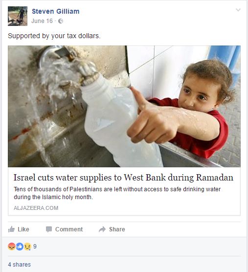 Steven Gilliam, Facebook - 16 Jun 2016