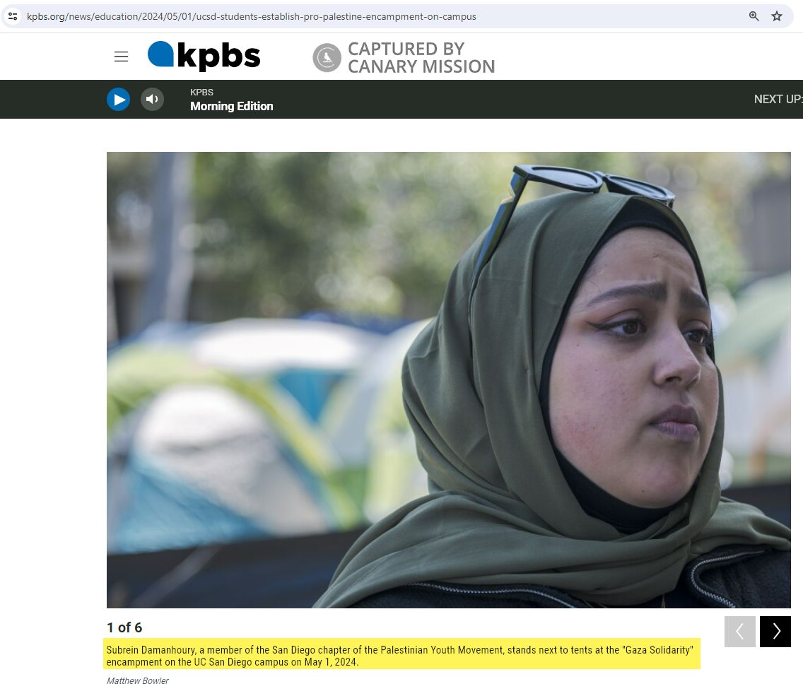 Subrein Damanhoury, kpbs.org - May 1, 2024