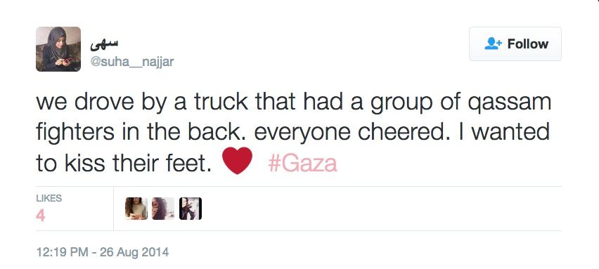 Suha Najjar, Twitter - 26 Aug 2014