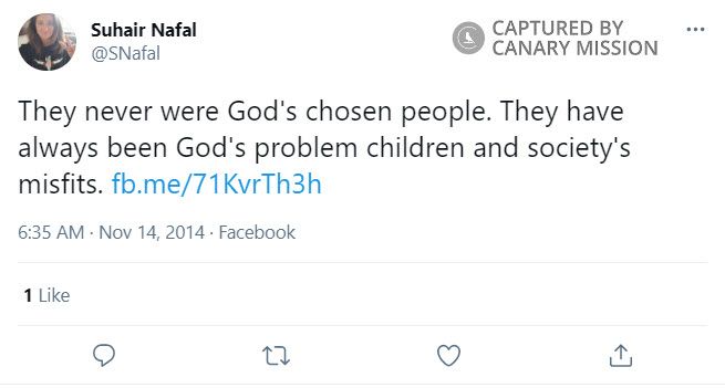Suhair Nafal, Twitter - Nov 14, 2014