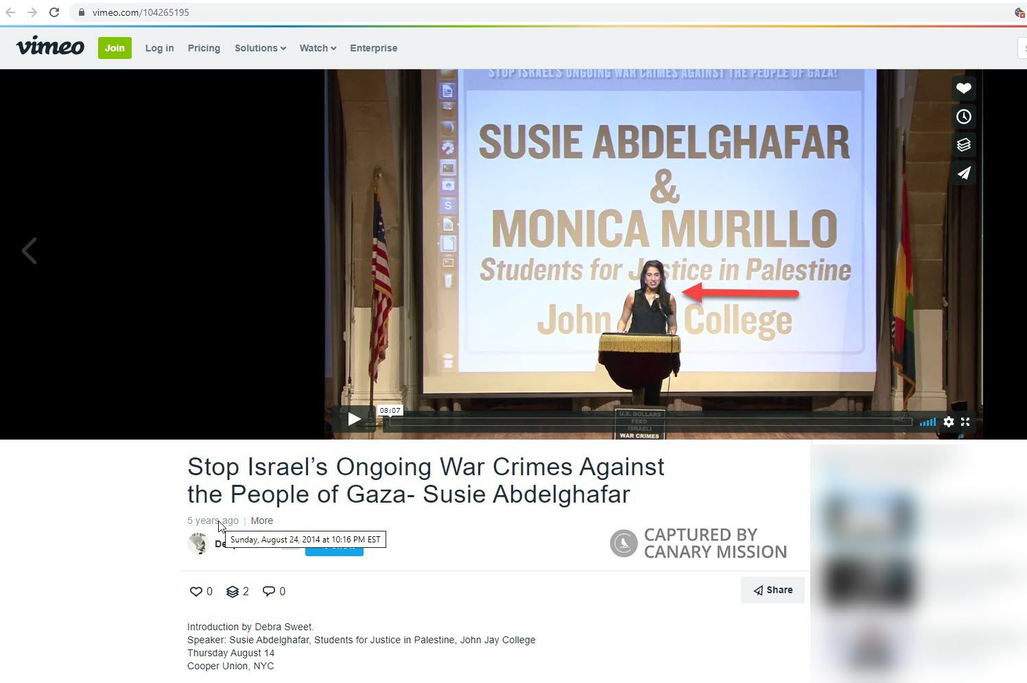 Susie Abdelghafar, vimeo.com - Aug 14, 2014