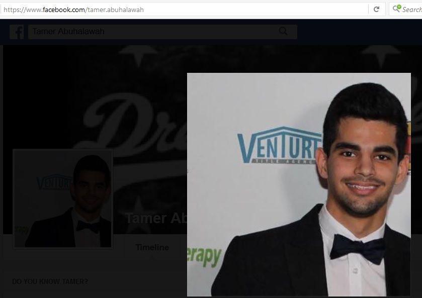 Tamer Abuhalawah, Facebook - 21 Nov 2016