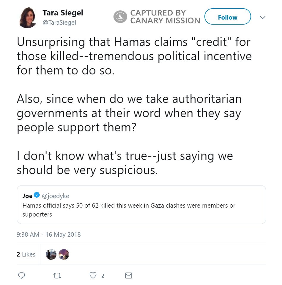 Tara Siegel, Twitter - May 16, 2018