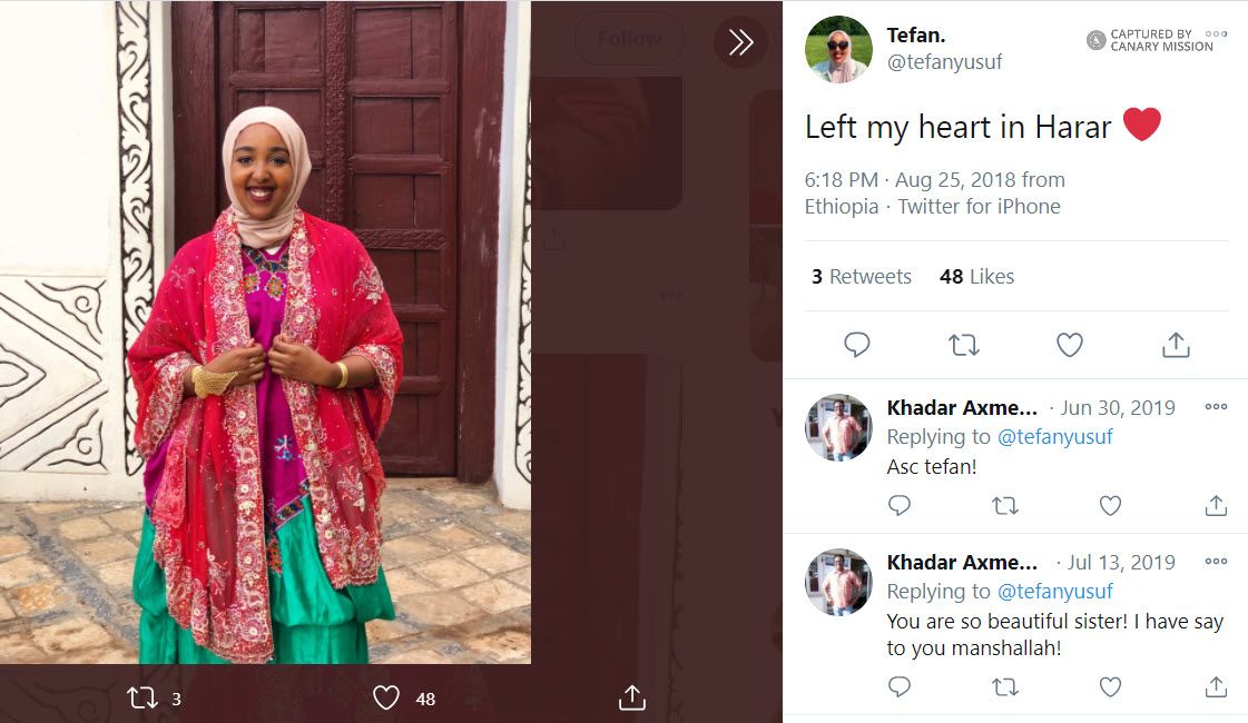 Tesay Yusuf, Twitter - Aug 25, 2018