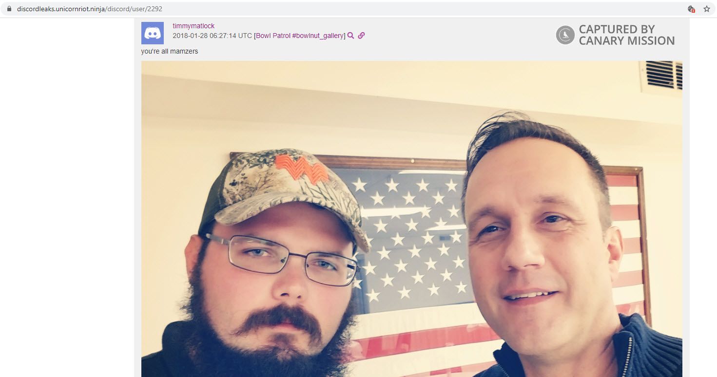 Timothy Noonan, discordleaks.unicornriot.ninja - Jan 28, 2018