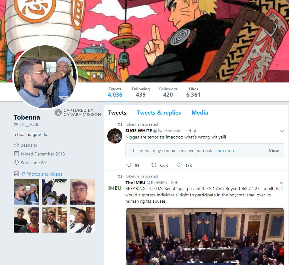 Tobenna Nwokedi, Twitter - Apr 12, 2018