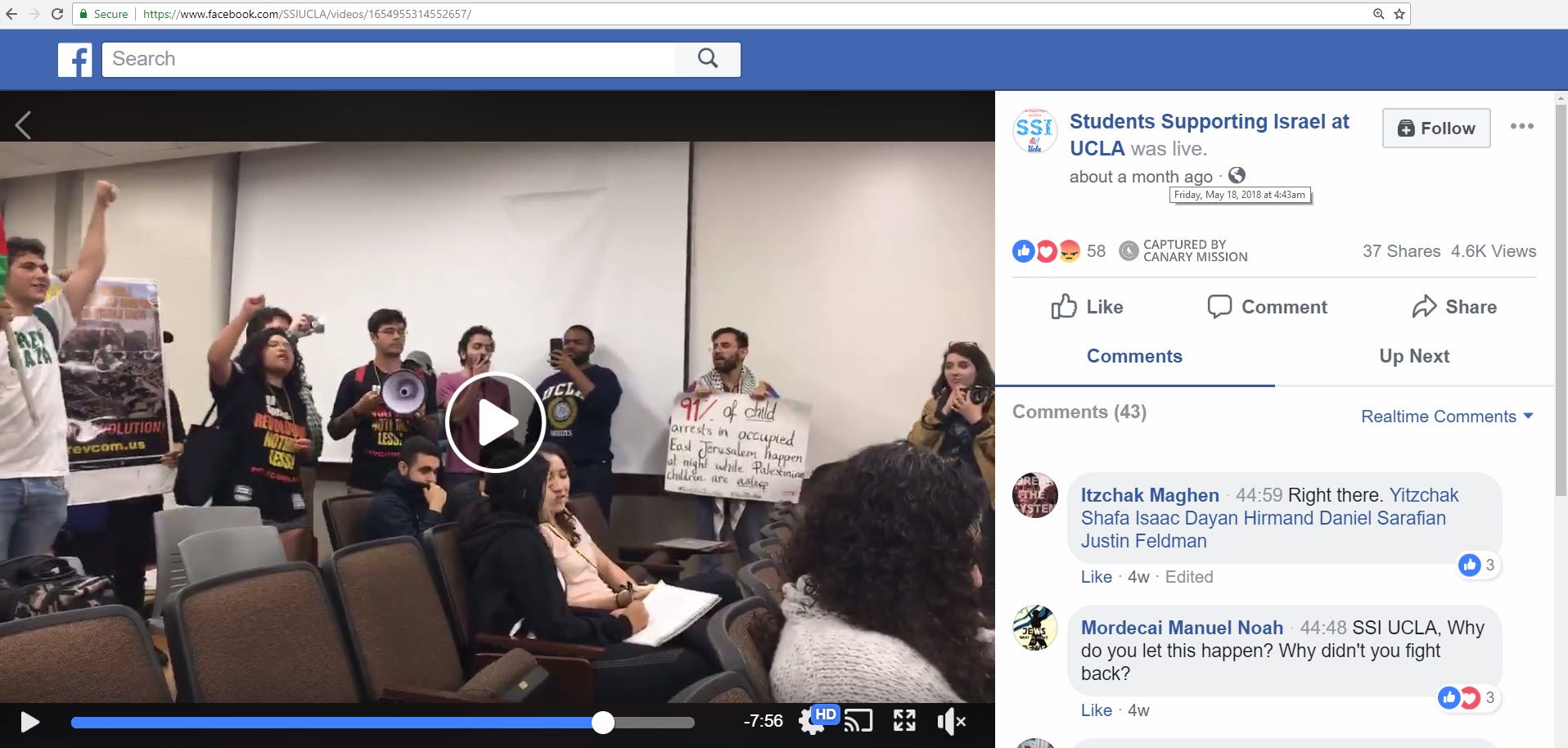 Tucker Moses Hanson, Facebook - May 18, 2018