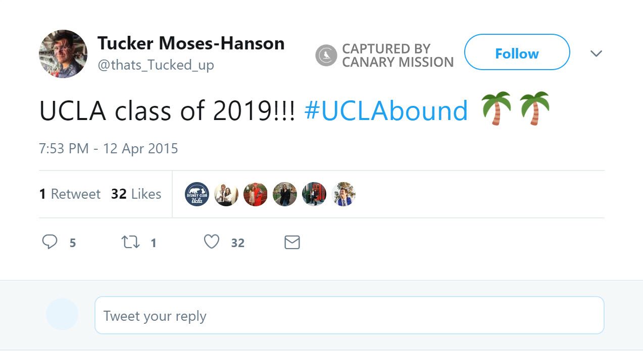 Tucker Moses Hanson, Twitter - Apr 12, 2015