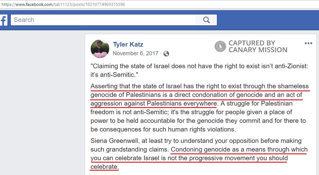 Tyler Katz, Facebook - Nov 6, 2017