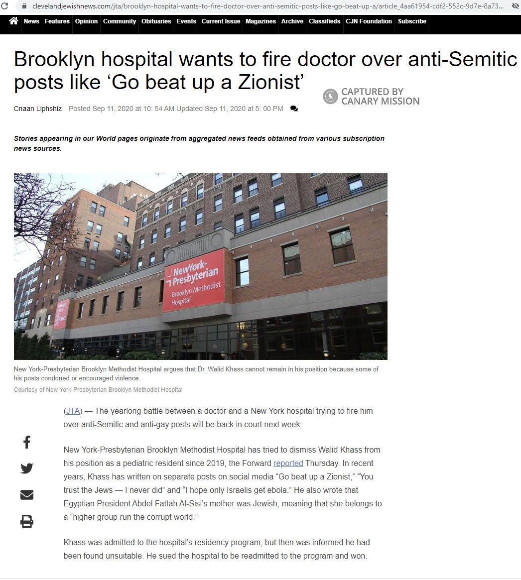 Walid Khass, clevelandjewishnews.com - Sep 11, 2020