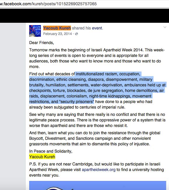 Yacoub Kureh, Facebook - Feb 23, 2014