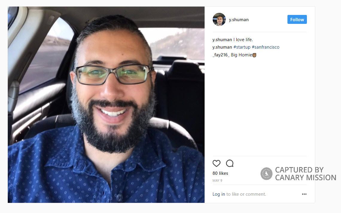 Yasin Shuman, Instagram - May 9, 2017