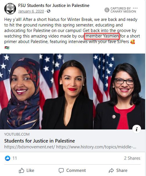 Yasmien Farsakh, Facebook - Jan 6, 2020