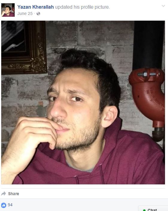 Yazan Kherallah, Facebook - 25 Jun 2016