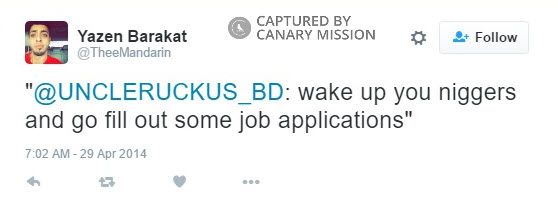 Yazen Barakat, Twitter - Apr 29, 2014