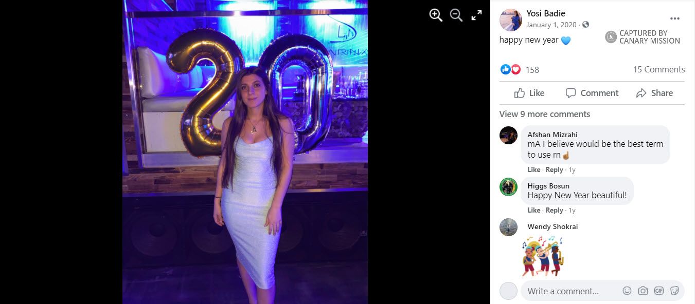 Yosmin Badie, Facebook - Jan 1, 2020